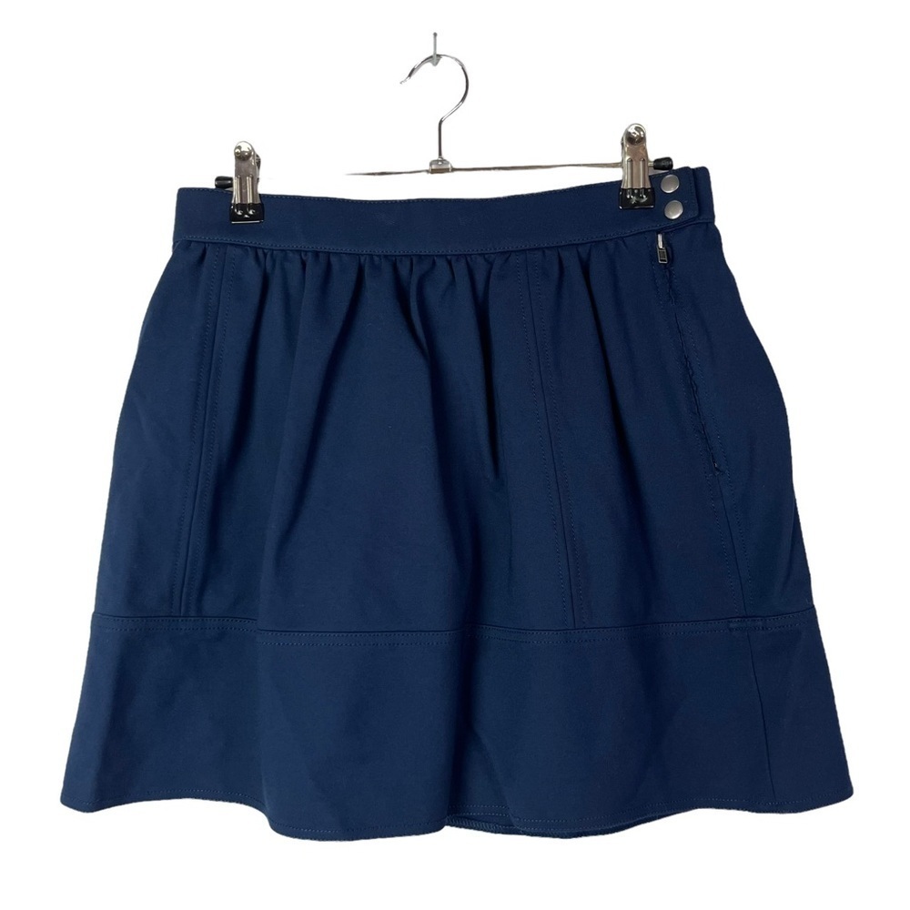 Madewell Dark Blue A-Line‎ Full Mini Skirt 4